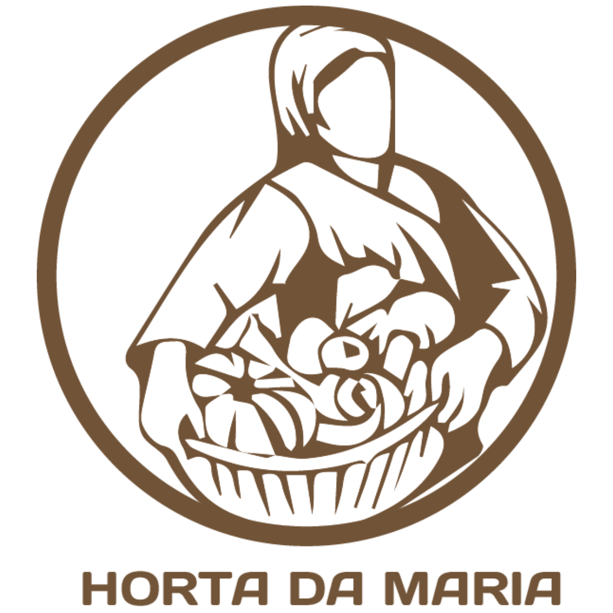 Horta da Maria - Logotipo Transparente